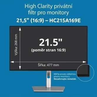 Kensington filter za privatnost visoke jasnoće za 21,5-inčni 16:9 monitor Kensington filter za privatnost visoke jasnoće za 21,5-inčni 16:9 monitor