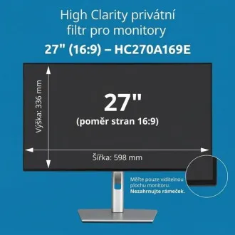 Kensington High Clarity Privacy Filter za 27'' 16:9 monitor Kensington High Clarity Privacy Filter za 27'' 16:9 monitor