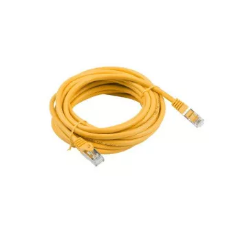 LANBERG patch kabel cat6 FTP 15m žuti Fluke odobren