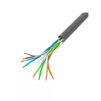 LANBERG LAN KABEL CAT.6 UTP 305M ČVRSTI CU SIVI CPR + FLUKE PROŠAO