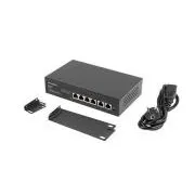 LANBERG SWITCH 4X 100MB POE+/2X 100MB NEUPRAVLJIVI RACK 10"/19" BRZI ETHERNET 60W