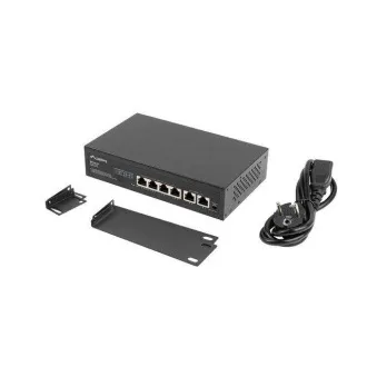 LANBERG SWITCH 4X 100MB POE+/2X 100MB NEUPRAVLJIVI RACK 10"/19" BRZI ETHERNET 60W