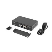 LANBERG SWITCH 8X 100MB POE+/2X 1GB NEUPRAVLJIVI RACK 10"/19" GIGABITNI ETHERNET 120W