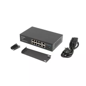LANBERG SWITCH 8X 100MB POE+/2X 1GB NEUPRAVLJIVI RACK 10"/19" GIGABITNI ETHERNET 120W LANBERG SWITCH 8X 100MB POE+/2X 1GB NEUPRAVLJIVI RACK 10"/19" GIGABITNI ETHERNET 120W