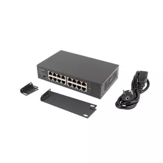 LANBERG SWITCH RSGE-16 16X 1GB GIGABIT ETHERNET NEUPRAVLJIVI RACK 10"/19"