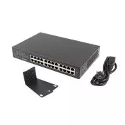 LANBERG SWITCH RSGE-24 24X 1GB NEUPRAVLJIVI GIGABITNI ETHERNET RACK 19"