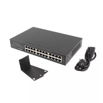 LANBERG SWITCH RSGE-24 24X 1GB NEUPRAVLJIVI GIGABITNI ETHERNET RACK 19"