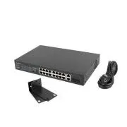 LANBERG SWITCH 16X 100MB POE+/2X 1GB/1X SFP NEUPRAVLJIVI RACK 10" I 19" GIGABITNI ETHERNET 150W