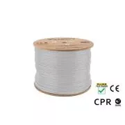 LANBERG LAN KABEL CAT.6 305M FIKSNI CCA SIVI FLUKE PROŠAO