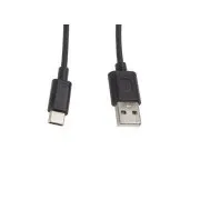 LANBERG KABEL USB-C(M)->USB-A(M) 2.0 1M CRNI