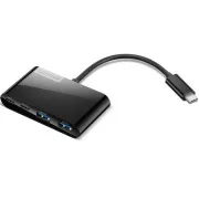 Lenovo Hub Select 4-port USB-C, 2x USB-A + 2x USB-C, crni