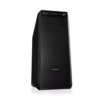 Modecom PC game box OBERON PRO LE BLACK MIDI, 2x USB 3.0, 2x USB 2.0, HD audio, crna, bez izvora