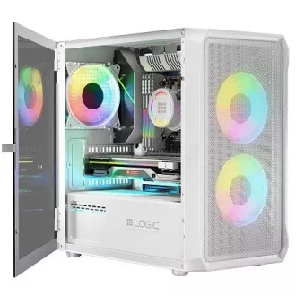 LOGIC PC kućište Portos ARGB MINI 1x USB 3.0, 2x USB 2.0 + audio, bijelo, bez izvora napajanja LOGIC PC kućište Portos ARGB MINI 1x USB 3.0, 2x USB 2.0 + audio, bijelo, bez izvora napajanja