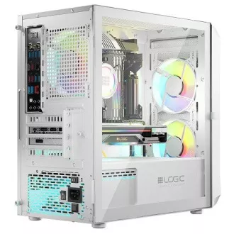 LOGIC PC kućište Portos ARGB MINI 1x USB 3.0, 2x USB 2.0 + audio, bijelo, bez izvora napajanja LOGIC PC kućište Portos ARGB MINI 1x USB 3.0, 2x USB 2.0 + audio, bijelo, bez izvora napajanja