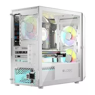 LOGIC PC kućište Portos ARGB MINI 1x USB 3.0, 2x USB 2.0 + audio, bijelo, bez izvora napajanja LOGIC PC kućište Portos ARGB MINI 1x USB 3.0, 2x USB 2.0 + audio, bijelo, bez izvora napajanja