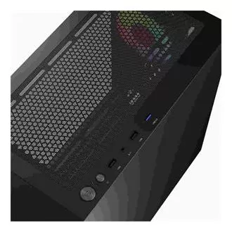 LOGIC PC kućište Portos ARGB MINI 1x USB 3.0, 2x USB 2.0 + audio, crno, bez izvora napajanja LOGIC PC kućište Portos ARGB MINI 1x USB 3.0, 2x USB 2.0 + audio, crno, bez izvora napajanja