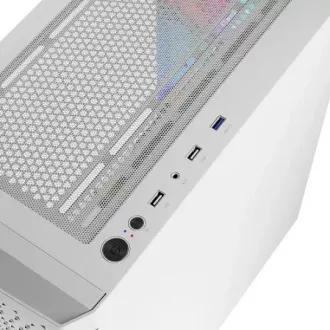 LOGIC PC kućište Aramis ARGB MIDI 1x USB 3.0, 2x USB 2.0 + audio, bijelo, bez izvora napajanja LOGIC PC kućište Aramis ARGB MIDI 1x USB 3.0, 2x USB 2.0 + audio, bijelo, bez izvora napajanja