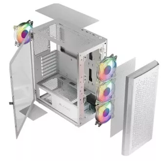LOGIC PC kućište Aramis ARGB MIDI 1x USB 3.0, 2x USB 2.0 + audio, bijelo, bez izvora napajanja LOGIC PC kućište Aramis ARGB MIDI 1x USB 3.0, 2x USB 2.0 + audio, bijelo, bez izvora napajanja