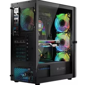 LOGIC PC kućište Aramis ARGB MIDI 1x USB 3.0, 2x USB 2.0 + audio, crno, bez napajanja LOGIC PC kućište Aramis ARGB MIDI 1x USB 3.0, 2x USB 2.0 + audio, crno, bez napajanja