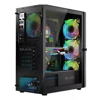 LOGIC PC kućište Aramis ARGB MIDI 1x USB 3.0, 2x USB 2.0 + audio, crno, bez napajanja LOGIC PC kućište Aramis ARGB MIDI 1x USB 3.0, 2x USB 2.0 + audio, crno, bez napajanja
