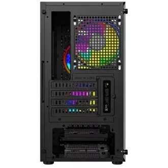 LOGIC PC kućište Aramis ARGB MINI 1x USB 3.0, 2x USB 2.0 + audio, crno, bez izvora napajanja LOGIC PC kućište Aramis ARGB MINI 1x USB 3.0, 2x USB 2.0 + audio, crno, bez izvora napajanja