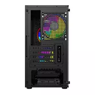 LOGIC PC kućište Aramis ARGB MINI 1x USB 3.0, 2x USB 2.0 + audio, crno, bez izvora napajanja LOGIC PC kućište Aramis ARGB MINI 1x USB 3.0, 2x USB 2.0 + audio, crno, bez izvora napajanja