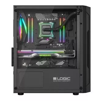 LOGIC PC kućište Aramis ARGB MINI 1x USB 3.0, 2x USB 2.0 + audio, crno, bez izvora napajanja LOGIC PC kućište Aramis ARGB MINI 1x USB 3.0, 2x USB 2.0 + audio, crno, bez izvora napajanja