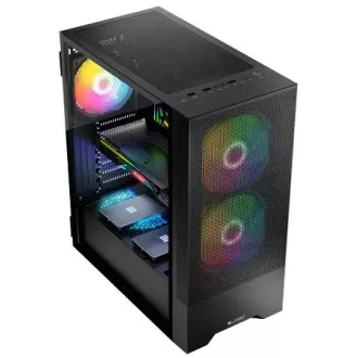 LOGIC PC kućište Arya ARGB MIDI 1x USB 3.0, 2x USB 2.0 + audio, crno, bez napajanja LOGIC PC kućište Arya ARGB MIDI 1x USB 3.0, 2x USB 2.0 + audio, crno, bez napajanja
