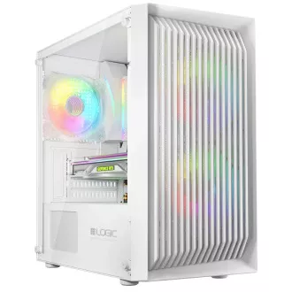 LOGIC PC kućište Atos ARGB MINI 1x USB 3.0, 2x USB 2.0 + audio, bijelo, bez izvora napajanja LOGIC PC kućište Atos ARGB MINI 1x USB 3.0, 2x USB 2.0 + audio, bijelo, bez izvora napajanja