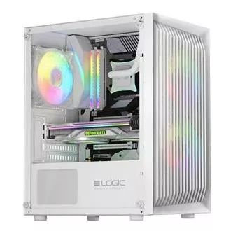 LOGIC PC kućište Atos ARGB MINI 1x USB 3.0, 2x USB 2.0 + audio, bijelo, bez izvora napajanja LOGIC PC kućište Atos ARGB MINI 1x USB 3.0, 2x USB 2.0 + audio, bijelo, bez izvora napajanja