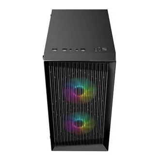 LOGIC PC kućište Atos ARGB MINI 1x USB 3.0, 2x USB 2.0 + audio, crno, bez izvora napajanja LOGIC PC kućište Atos ARGB MINI 1x USB 3.0, 2x USB 2.0 + audio, crno, bez izvora napajanja
