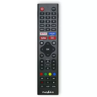 Nedis TVRC45HIBK - Zamjenski daljinski upravljač | Hi-Sense TV | Unaprijed programirano | Crno Nedis TVRC45HIBK - Zamjenski daljinski upravljač | Hi-Sense TV | Unaprijed programirano | Crno