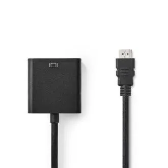Nedis CCGL59000BK20 - VGA kabel | VGA muški | VGA muški | Maksimalna rezolucija: 1280x768 | 2,00 m | Crni