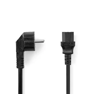 Nedis CEGL11075BK20 - Kabel za napajanje | Utikač tipa F | IEC-320-C1 | Kutni | Kutni | 2,00 m | Crni Nedis CEGL11075BK20 - Kabel za napajanje | Utikač tipa F | IEC-320-C1 | Kutni | Kutni | 2,00 m | Crni