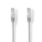 Nedis CCGL85230GY50 - Mrežni kabel CAT6 | RJ45 utikač | RJ45 utikač | U/UTP | 5,00 m | Okrugli | PVC | Sivi | Etiketa