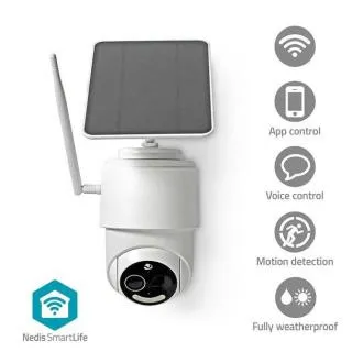 Nedis WIFICO14CWT - SmartLife vanjska kamera | Wi-Fi | 3MP Full HD 1296p | IP65 | Oblak / Micro SD | 5 V DC | Noćni vid Nedis WIFICO14CWT - SmartLife vanjska kamera | Wi-Fi | 3MP Full HD 1296p | IP65 | Oblak / Micro SD | 5 V DC | Noćni vid