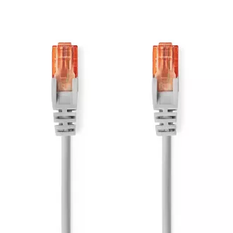 Nedis CCGL85230GY150 - Mrežni kabel CAT6 U/UTP | RJ45 muški - RJ45 muški | 15,00 m | Okrugli | PVC | Sivi Nedis CCGL85230GY150 - Mrežni kabel CAT6 U/UTP | RJ45 muški - RJ45 muški | 15,00 m | Okrugli | PVC | Sivi