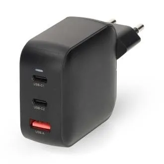Nedis WCGPD45W100WT - Zidni punjač | 45 W | GaN | PD3.0 | Funkcija brzog punjenja | 2 izlaza | 2x USB-C | Bijela Nedis WCGPD45W100WT - Zidni punjač | 45 W | GaN | PD3.0 | Funkcija brzog punjenja | 2 izlaza | 2x USB-C | Bijela