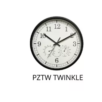 PLATINET TWINKLE OKRUGLI ZIDNI SAT, tihi mehanizam, higrometar i termometar PLATINET TWINKLE OKRUGLI ZIDNI SAT, tihi mehanizam, higrometar i termometar