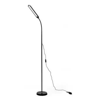 PLATINET podna lampa SIGNUS 10W 84 LED 500 lumena, crna, visina 150 cm