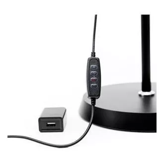 PLATINET podna lampa SIGNUS 10W 84 LED 500 lumena, crna, visina 150 cm