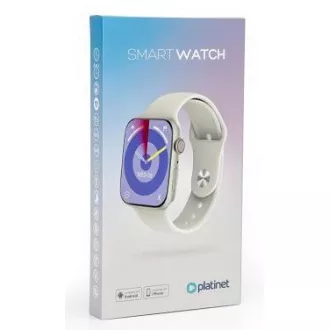 PLATINET pametni sportski sat WATCH, BLUETOOTH, NFC, bijeli PLATINET pametni sportski sat WATCH, BLUETOOTH, NFC, bijeli