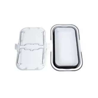 PLATINET KOŠARA ZA PIKNIK ZA KAMPIRANJE 47X29X23,5 CM, 16L, SKLOPIVA, S POKLOPCOM 2U1 / STOL BIJELO-SIVA PLATINET KOŠARA ZA PIKNIK ZA KAMPIRANJE 47X29X23,5 CM, 16L, SKLOPIVA, S POKLOPCOM 2U1 / STOL BIJELO-SIVA
