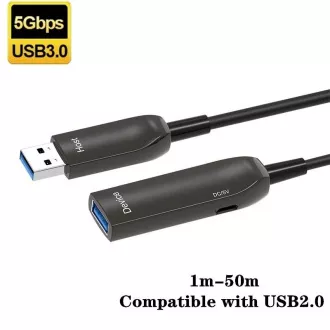 PremiumCord USB3.0 + 2.0 produžni optički AOC kabel A/muški - A/ženski 7m
