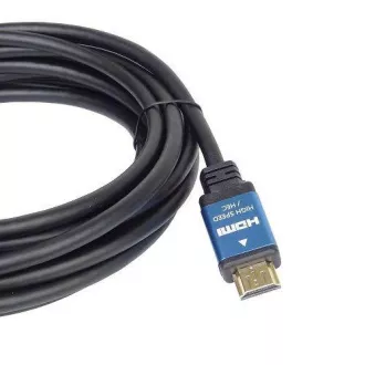 PremiumCord Ultra HDTV 4K@60Hz kabel HDMI 2.0b metalni+zlatni konektori 0,5m
