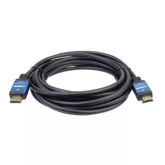 PremiumCord Ultra HDTV 4K@60Hz kabel HDMI 2.0b metalni+zlatni konektori 0,5m