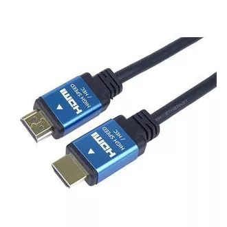 PremiumCord Ultra HDTV 4K@60Hz kabel HDMI 2.0b metalni+zlatni konektori 0,5m