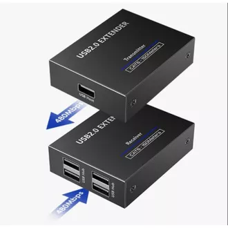 PremiumCord 4-priključni USB 2.0 produživač preko Cat5/Cat5e/Cat6 do 150m