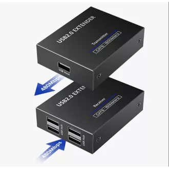 PremiumCord 4-priključni USB 2.0 produživač preko Cat5/Cat5e/Cat6 do 150m
