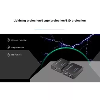 PremiumCord 4-priključni USB 2.0 produživač preko Cat5/Cat5e/Cat6 do 150m